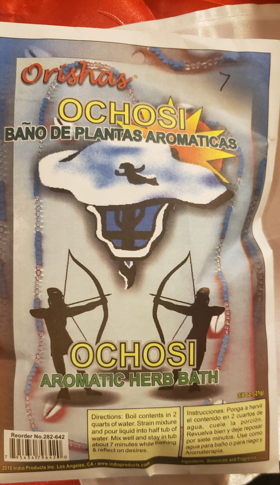 Herbal Bath / Bano de Llierbas: Ochosi