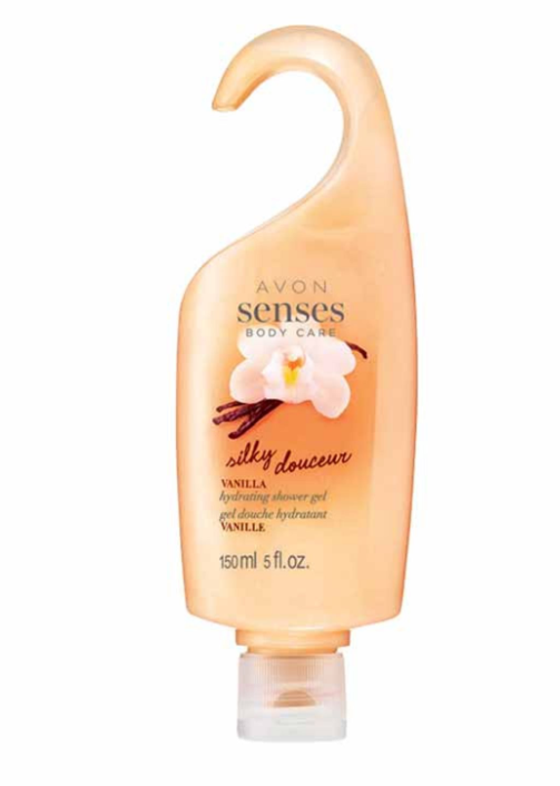 Avon Senses Silky Vanilla Hydrating Shower Gel New-Sealed