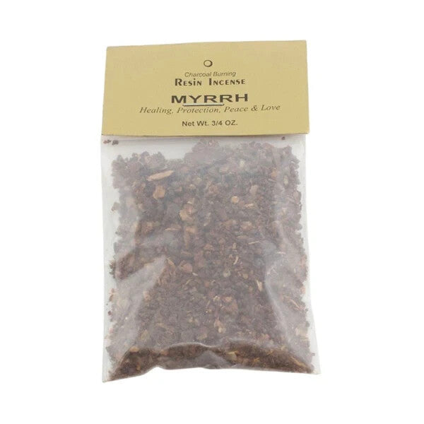 Granular Resin Incense: Myrrh 3/4 oz