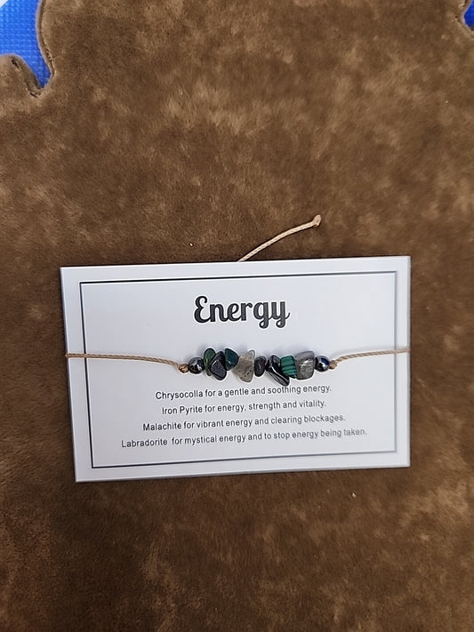 Energy Stone Bracelet Set 3-piece set