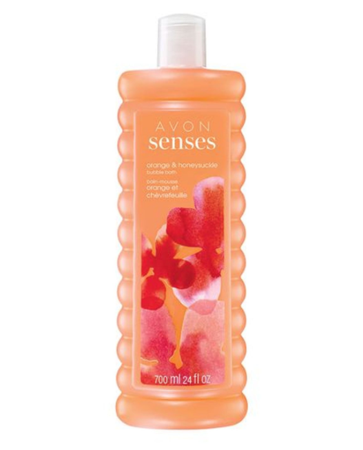 Bubble Bath AVON Senses Orange & Honeysuckle 24.0 Fluid Ounces