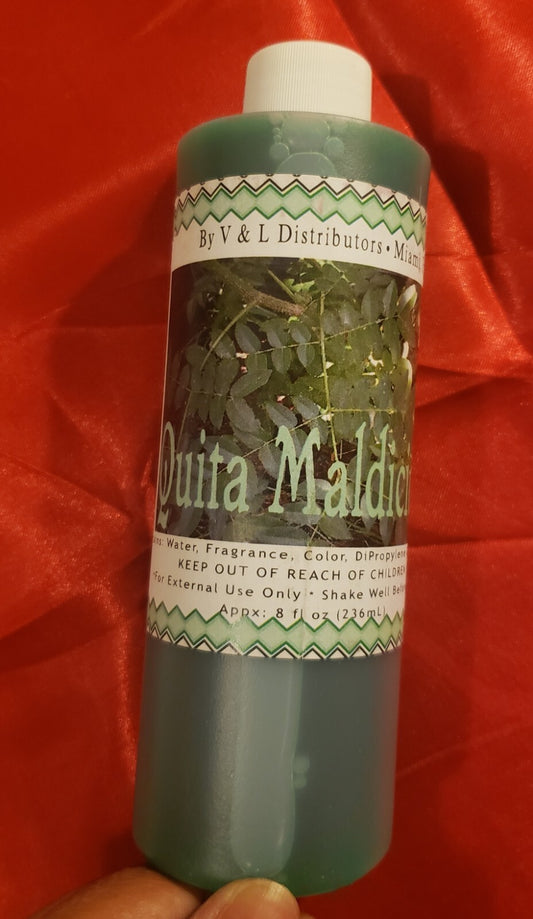 SPIRITUAL BATH *8 FL OZ ( BANO ) QUITA MALDICION / JINX REMOVER