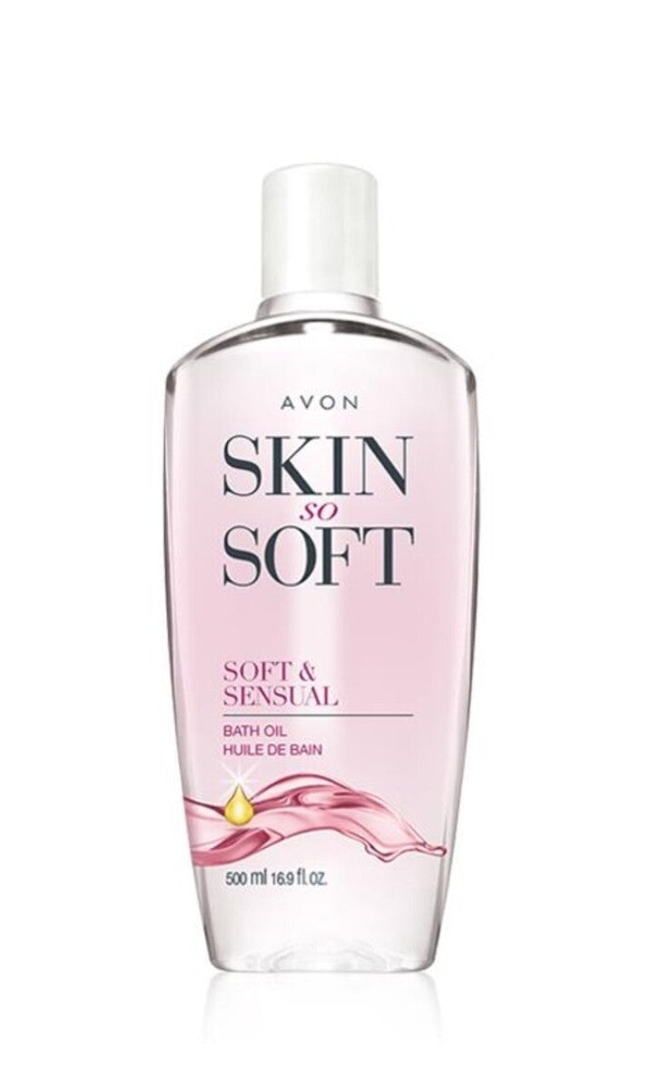 Bath Oil Avon Skin So Soft-Soft and Sensual [16.9oz]  NEW