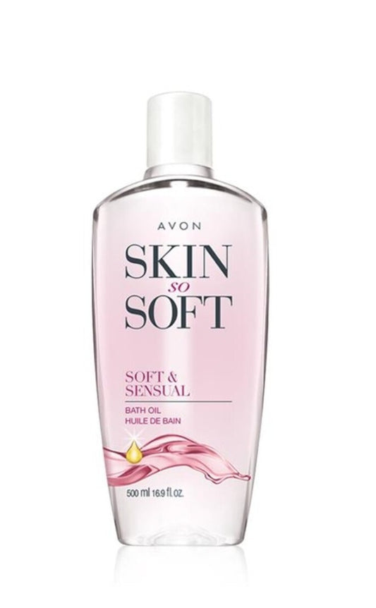 Bath Oil Avon Skin So Soft-Soft and Sensual [16.9oz]  NEW