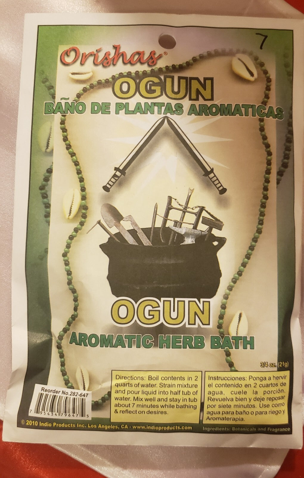 Herbal Bath Ogun/ Bano de Llierbas Ogun