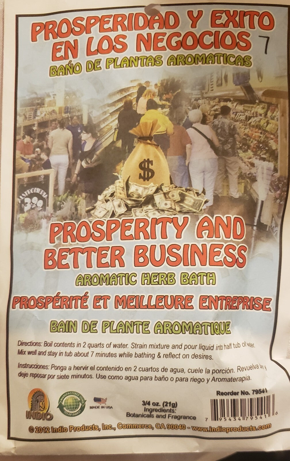 Herbal Bath / Bano de Llierbas:Prosperidad y Exito en Negocios / Better Business