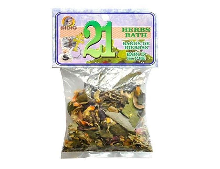 Spiritual Aromatic 21 Herb Bath / Banos Aromatico de 21 Llierbas