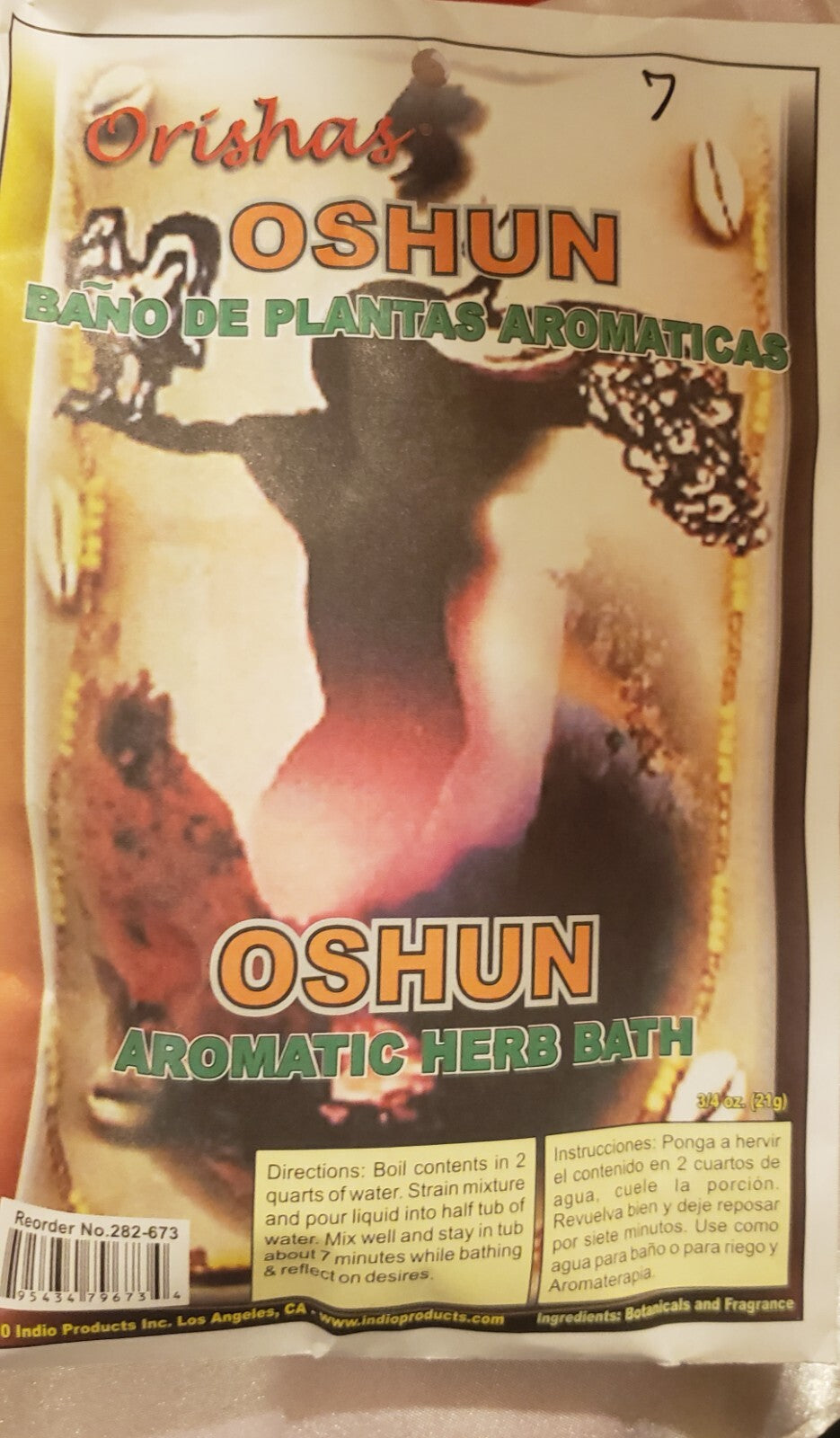 Herbal Bath / Bano de Llierbas: Oshun