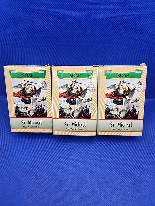 Jabon de San Miguel / Saint Micheal Soap Bar 2.8 Oz