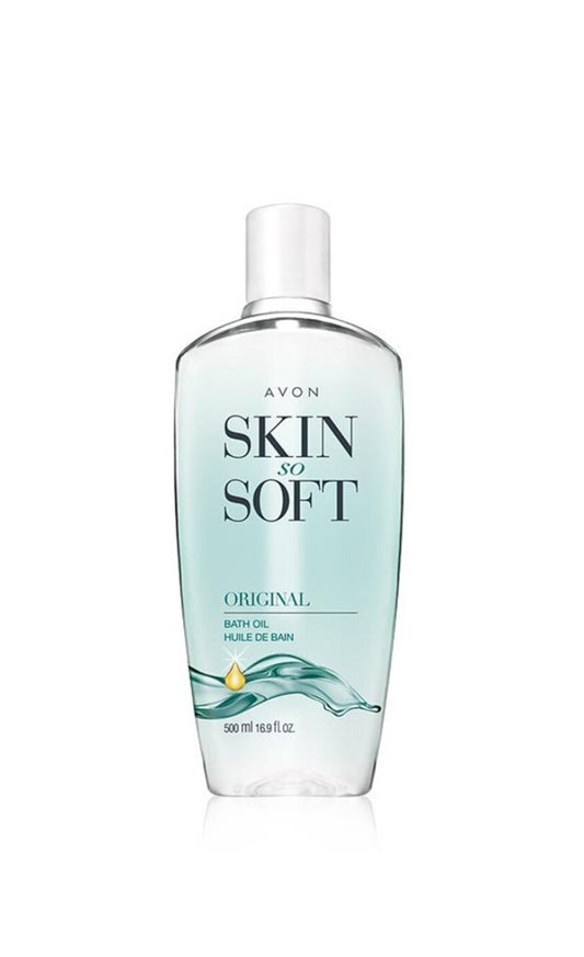Bath Oil Skin So Soft Original 16.9 fl. oz. Fresh Herbal Scent Luxury Bath Oil