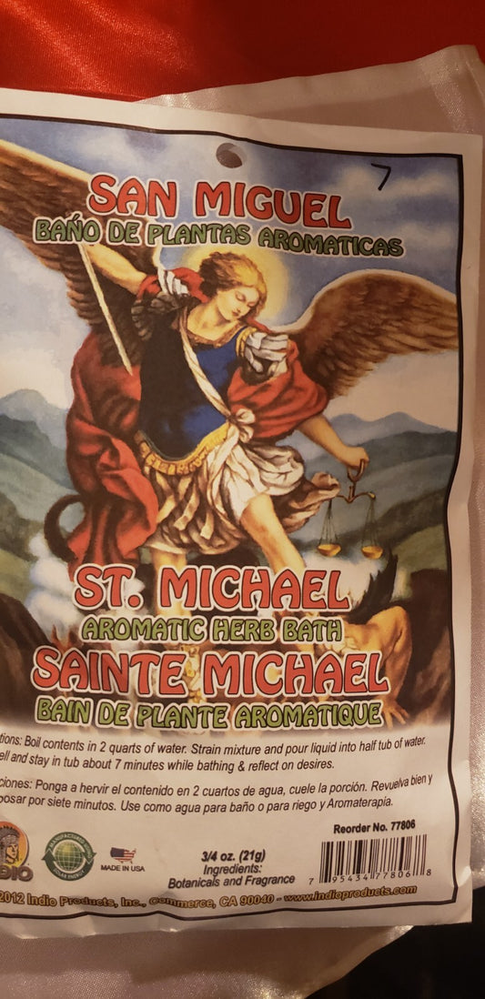 Herbal Bath / Bano de Llierbas: Saint Micheal / San Miguel