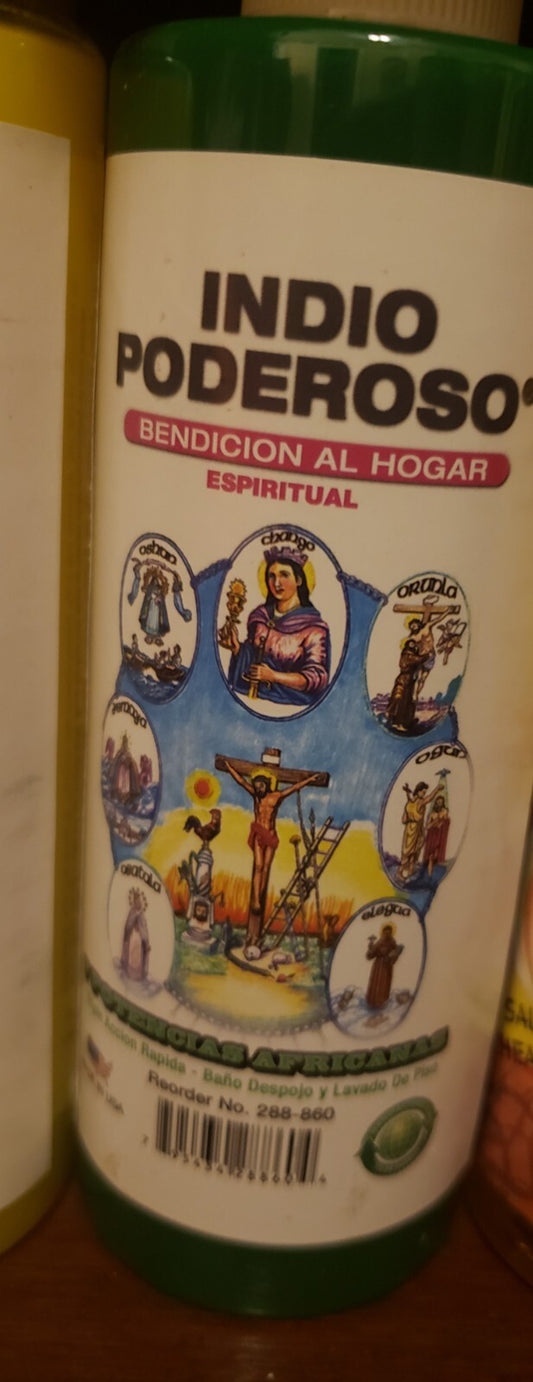 SPIRITUAL BATH *8 FL OZ ( BANO ) 7 POTENCIAS AFRICANAS/ 7 AFRICAN POWERS