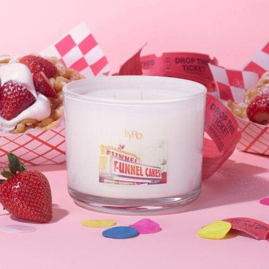 AVON LYRD Scented Candles * Strawberry Funnel Cake