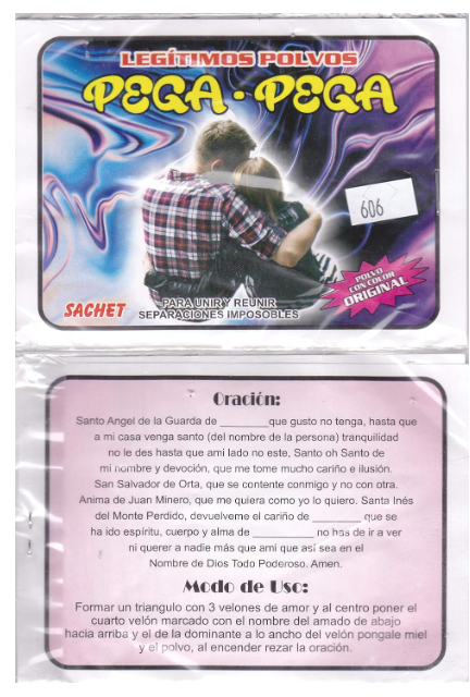 Espiritual: Polvo Pega Spiritual Pega/Powder Stick Stick Sachet