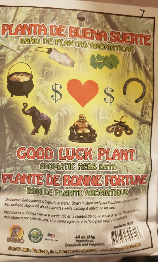 Herbal Bath / Bano de Llierbas: Good Luck / Buena Suerte