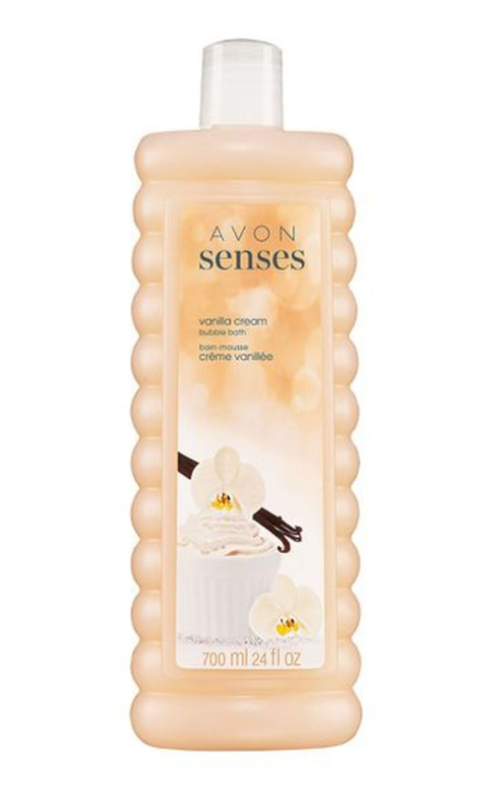 Bubble Bath Avon Senses Vanilla Cream
