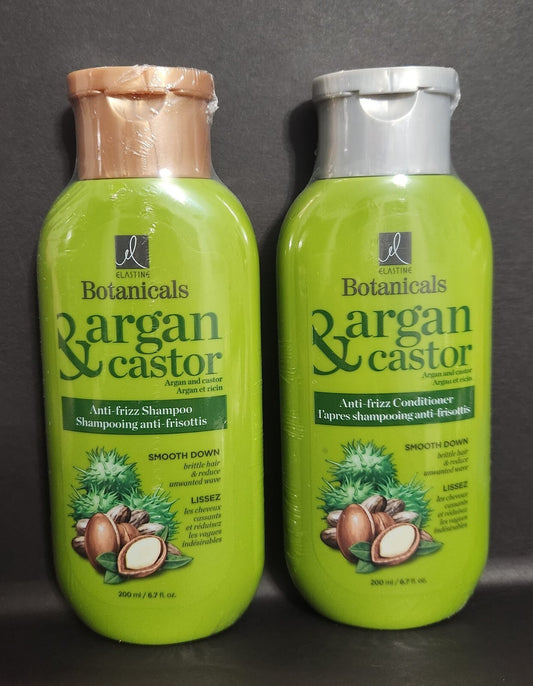 Elastine Botanicals Argan & Castor Anti-Frizz Shampoo & Conditioner