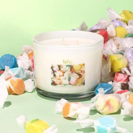 AVON LYRD Scented Candles * Saltwater Taffy