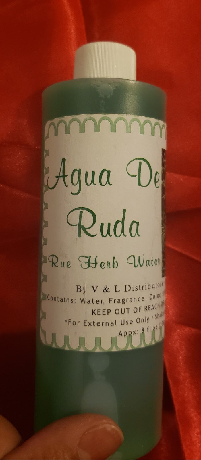 SPIRITUAL BATH 8 FL OZ ( BANO DESPOJO )  AGUA DE RUDA / RUE WATER