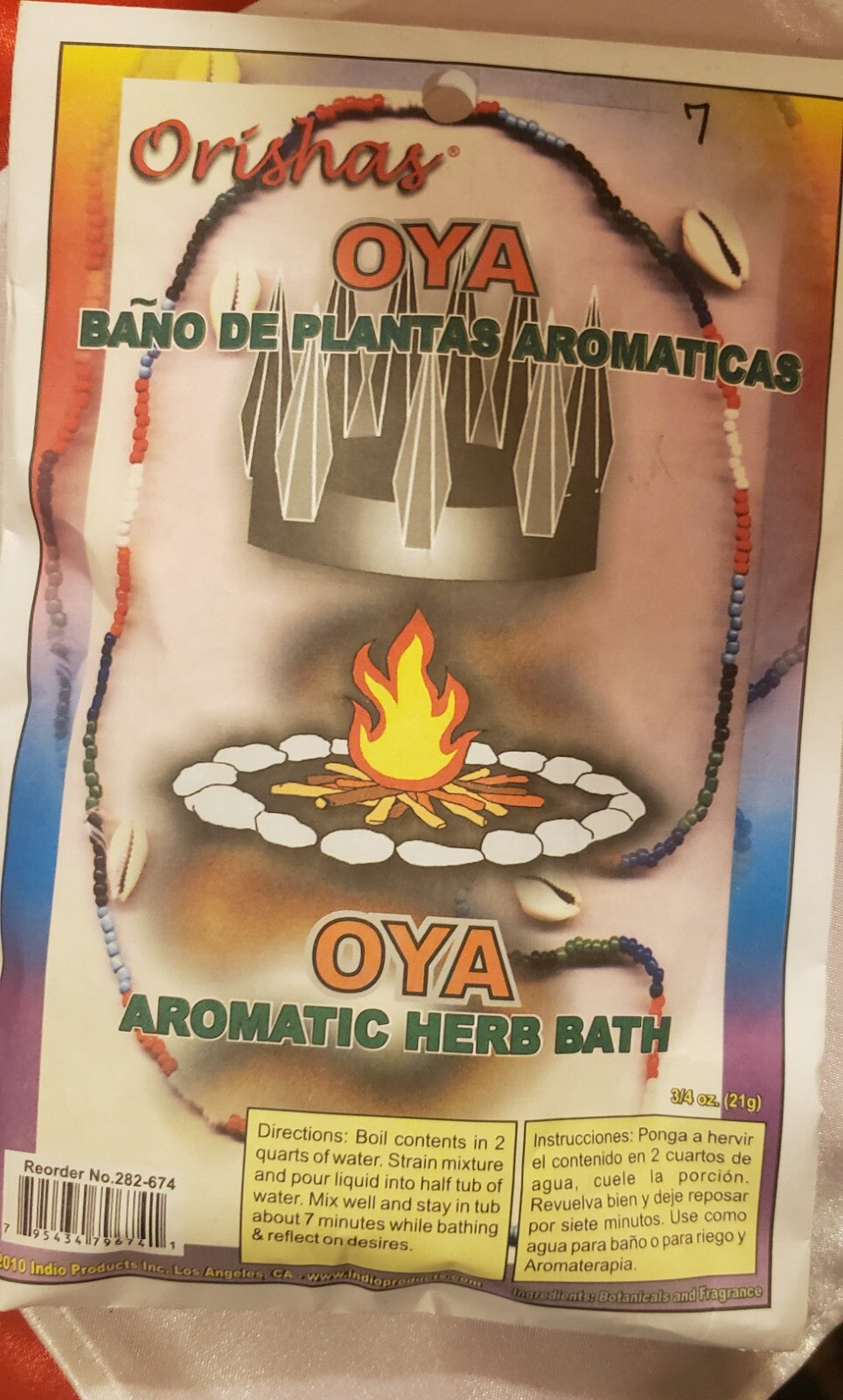 Herbal Bath / Bano de Llierbas: Oya