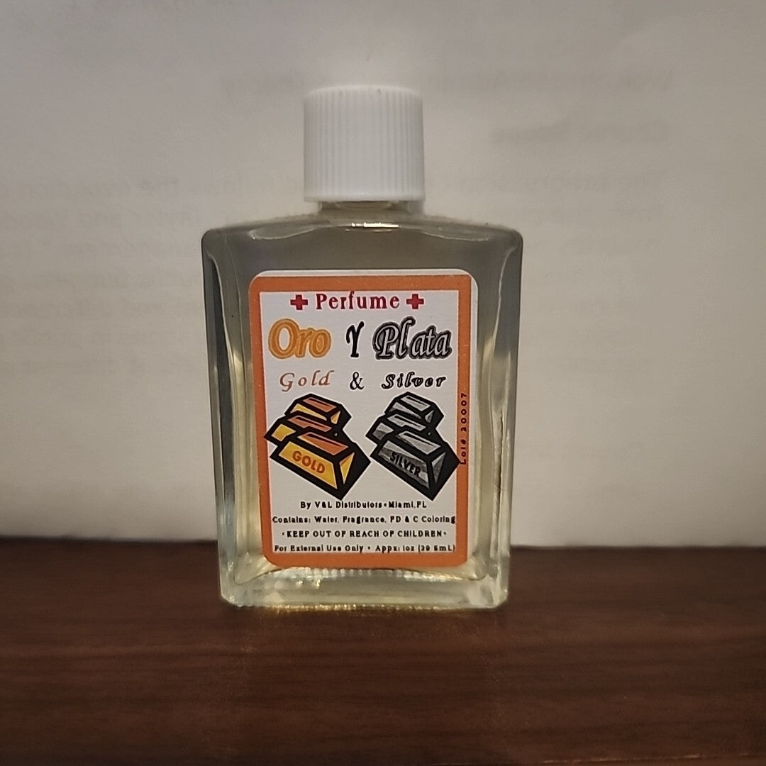 Perfume Esotérico *Oro Y Plata/ Esoteric Perfume Gold And Silver