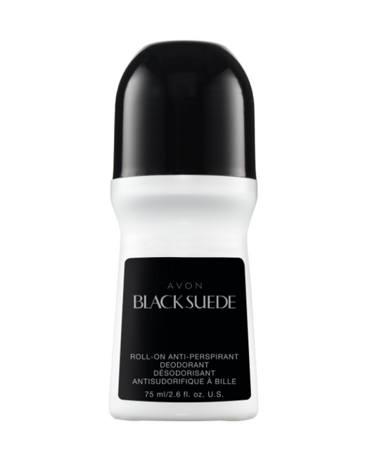 Deodorant Avon * Roll On Antiperspirant  * Black Suede (3) pack
