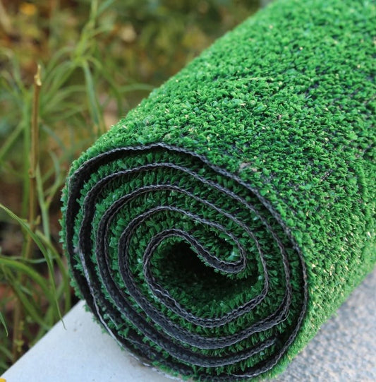 Green turf rug