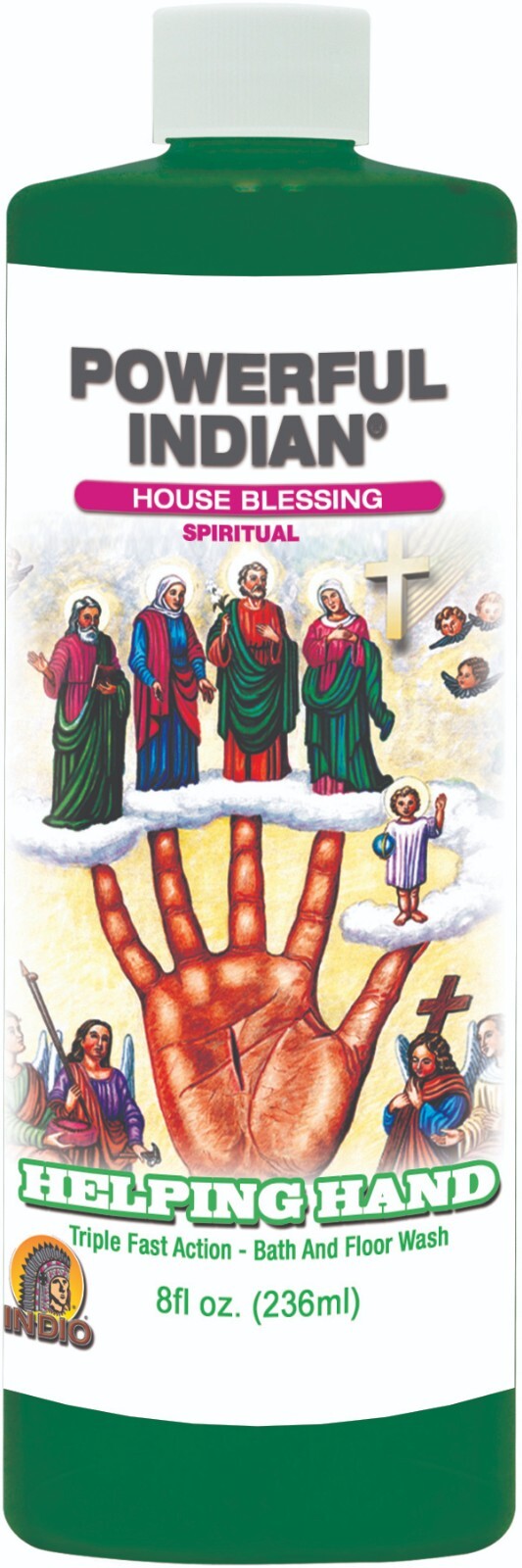 SPIRITUAL BATH 8 FL OZ ( BANO DESPOJO ) FOR HELPING HAND / MANO PODEROSA